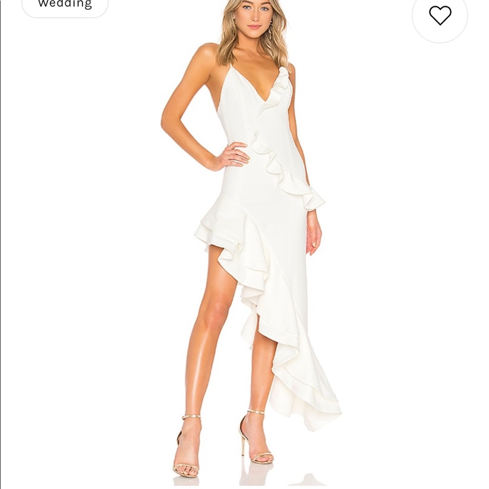 Lovers and Friends Riya Gown in White (perfect for wedding / rehearsal)